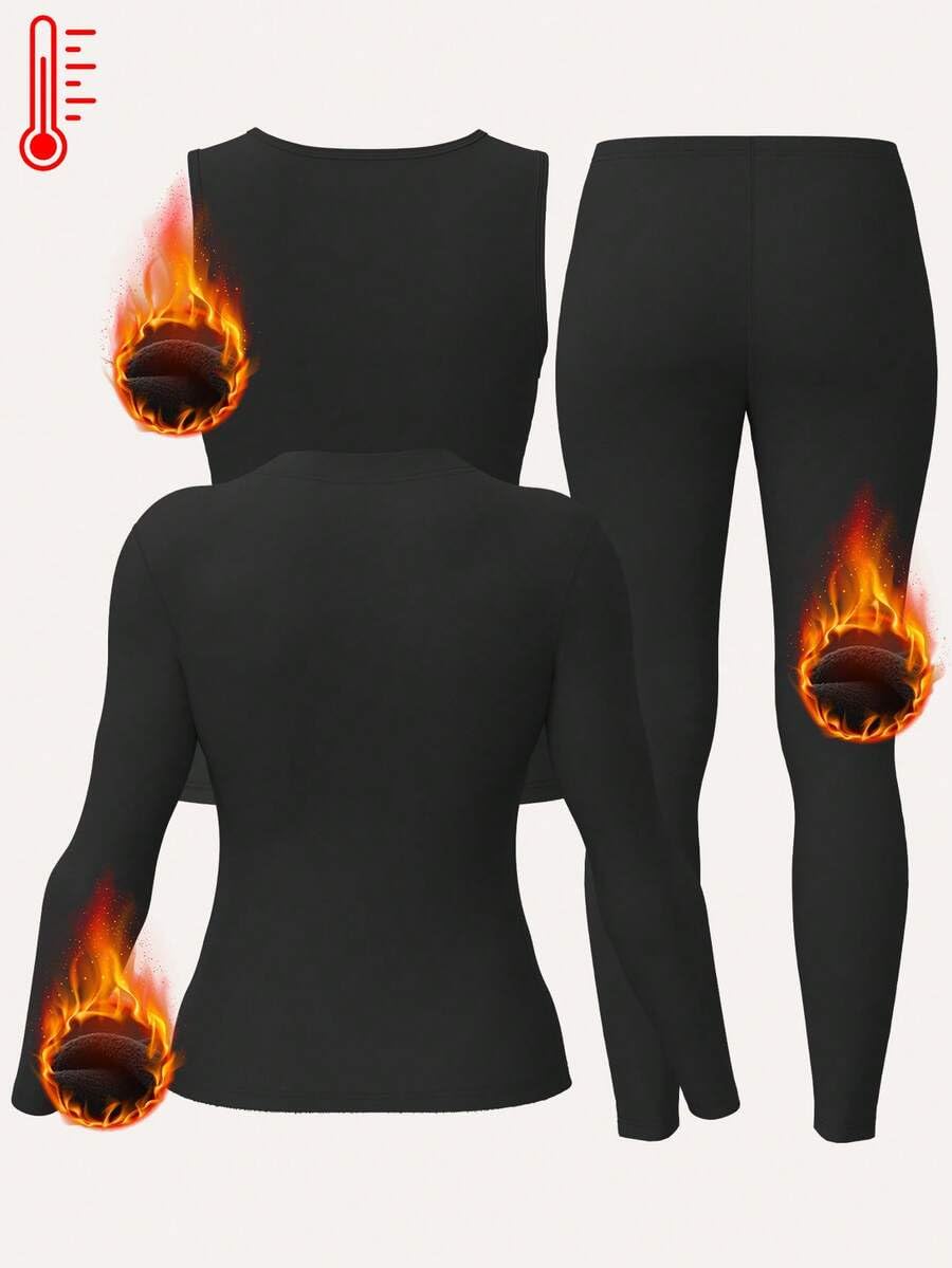 3pcs Women's Thermal Lined The - Quick Dry Underwear 评论和价格