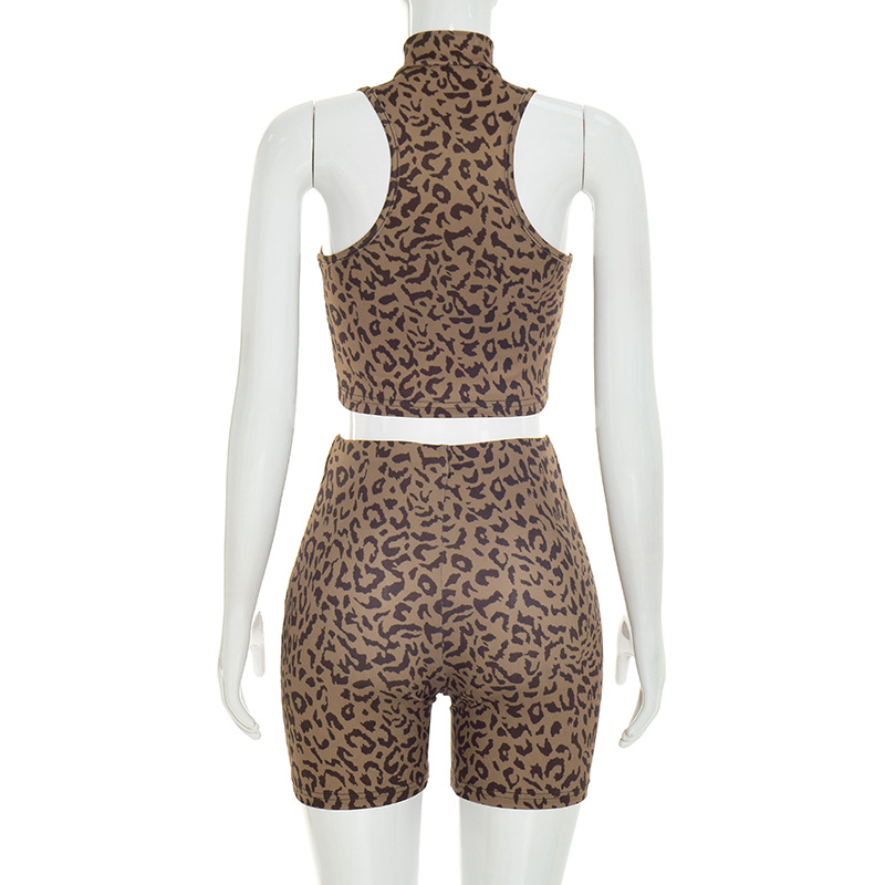 Ribbed Slim Leopard Print 2 Pi - Tank Top Ribbed 评论和价格