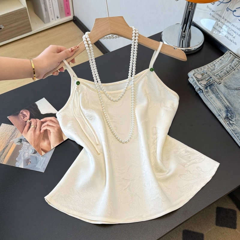 New Chinese Style Heavy Work E - Base Layer Top 评论和价格